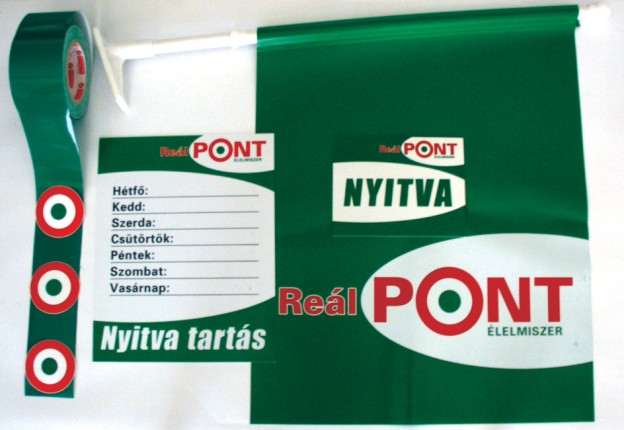 REÁL Pont üzlet dekorációs csomag